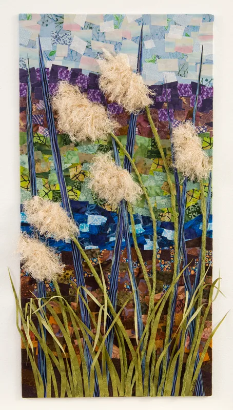 By the Banks Textile Botanical Collage