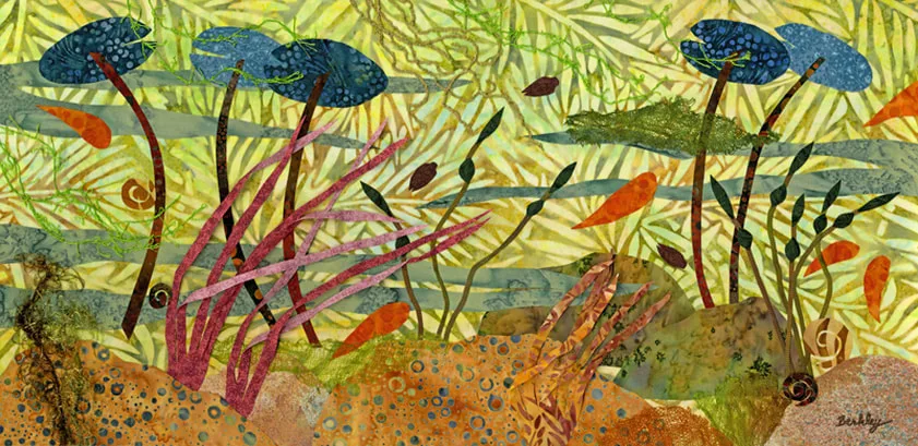 Berkley Pond Rhythms Collage
