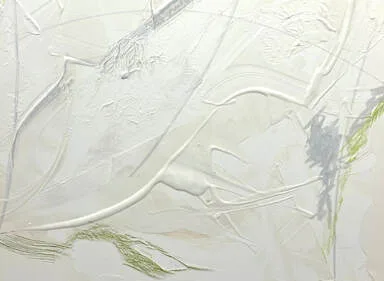 Berkley_A-Little-Waltz_Detail of white on white texture and wax pastel highlights