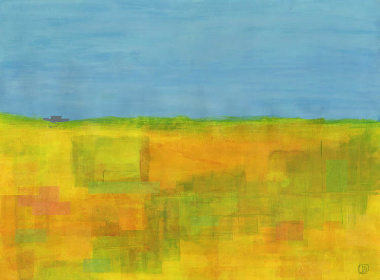 Berkley A Long Way There Abstract Rural Landscape