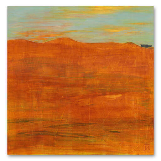 Promise Peaceful Rural Acrylic Landscape