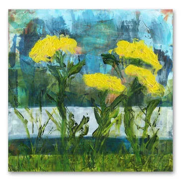 Berkley_Quartet I abstract floral acrylic painting