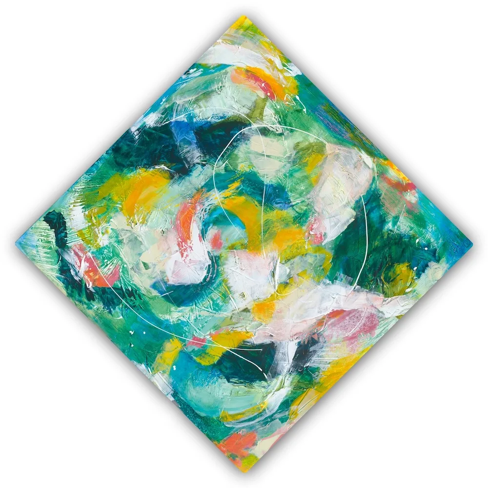 Berkley On the Way to Becoming Abstract Acrylic Painting