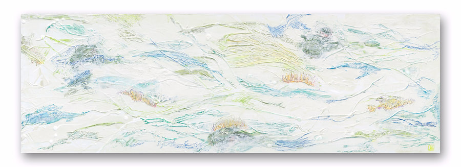 Berkley Ebb Tide abstract painting of waves